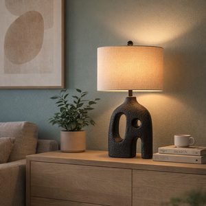 CORWINSIDE BLACK LAMP 21 (IN) 10