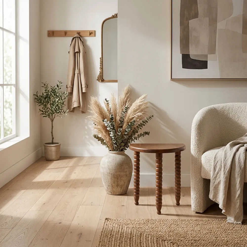SHELTONCLIFF BROWN STOOL 18 (IN)