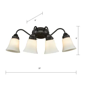 Califon 23'' Wide 4-Light Vanity Light - Oil Rubbed Bronze 2