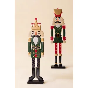 Set of 2 Painted Metal Nutcrackers 4