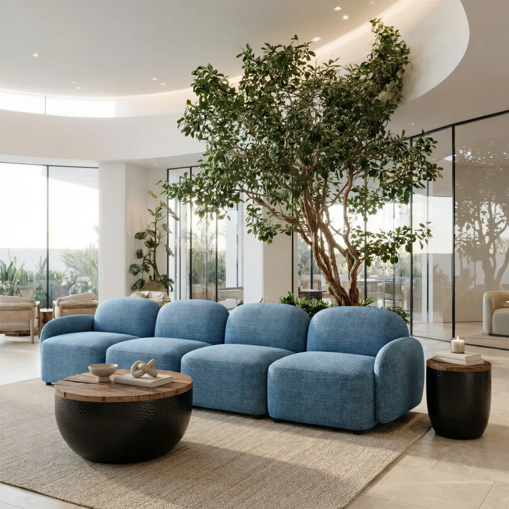 Cleo Middle Chair Blue