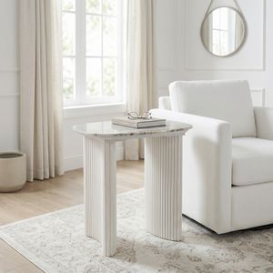 BERGENWELL IVORY TABLE 24 (IN) 2