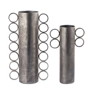 Cirq Vase - Small Antique Nickel 4