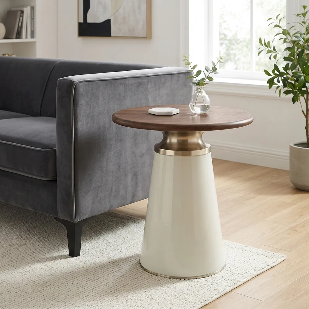 ROWANBURN IVORY TABLE 18 (IN)