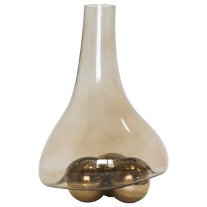 BAYSTONE GOLD GLASS VASE 16 (IN) 1