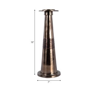 BRUNOGATE BRONZE CANDLE HOLDER 19 (IN) 10