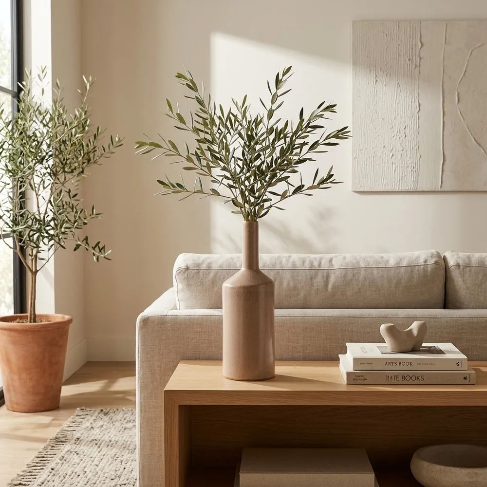 HAZENWOOD BROWN VASE 13 (IN)