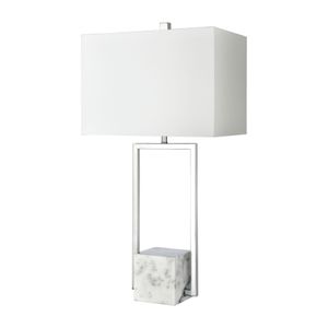 Dunstan Mews 31'' High 1-Light Table Lamp - Chrome 2