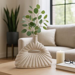 FALLONBURN IVORY VASE 12 (IN) 11
