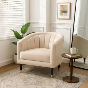 BELDENSTONE IVORY CHAIR 29 (IN) 9