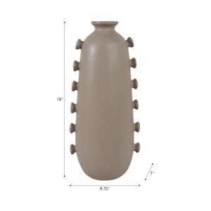 BURGESSBROOK TAN VASE 18 (IN) 9