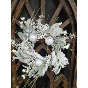 Glistening Holiday Cheer 6.5in Candle Ring 1