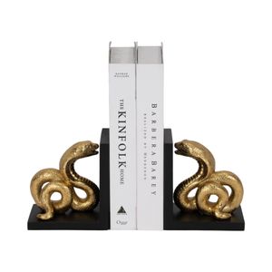 PAGEHOLM SET OF 2 BLACK BOOKENDS 6 (IN) 3