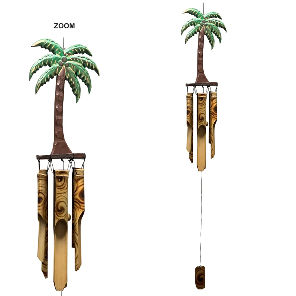 37" PALM TREE WINDCHIME