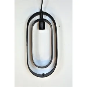 Oval Pendant Light 7x14.25in 1