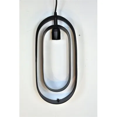 Oval Pendant Light 7x14.25in