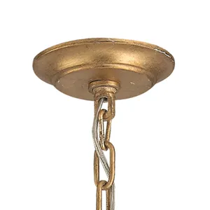 Connexions 16'' Wide 4-Light Chandelier - Gold Leaf 3