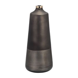 GRISHAMSHAW BRONZE GLASS VASE 21 (IN) 1