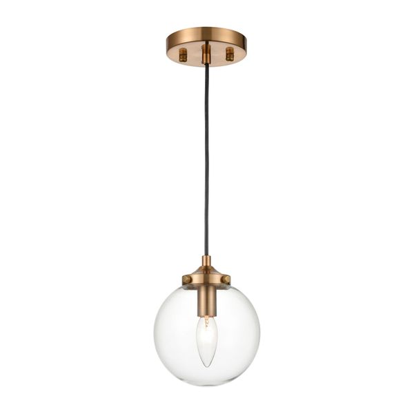 Kendall 6'' Wide 1-Light Mini Pendant - Brass