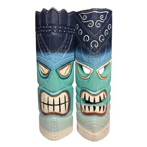 20" BLUE TIKI MASK 2-ASST 1