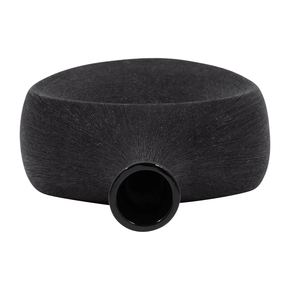 DUTTONRIDGE BLACK VASE 19 (IN)
