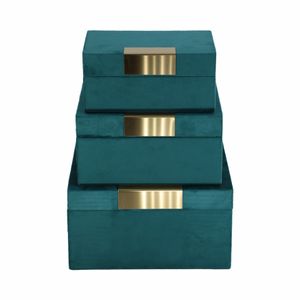 KIRBYWORTH SET OF 3 BLUE BOXES 5 (IN) 4