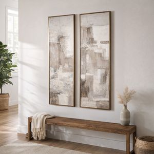 GLENTON SET OF 2 BROWN ART 70 (IN) 2