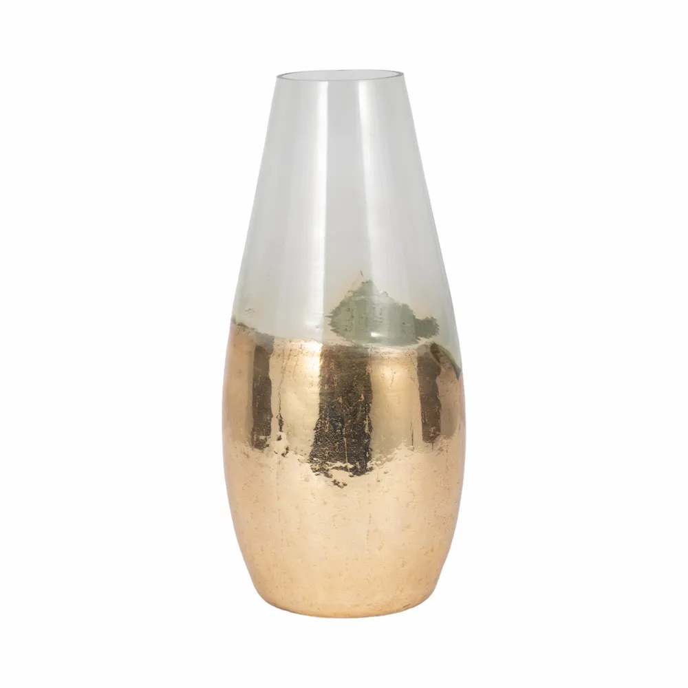 REEDMORE CLEAR GLASS VASE 15 (IN)