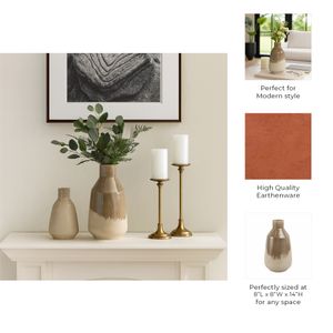 SAGEWELL BROWN VASE 14 (IN) 10