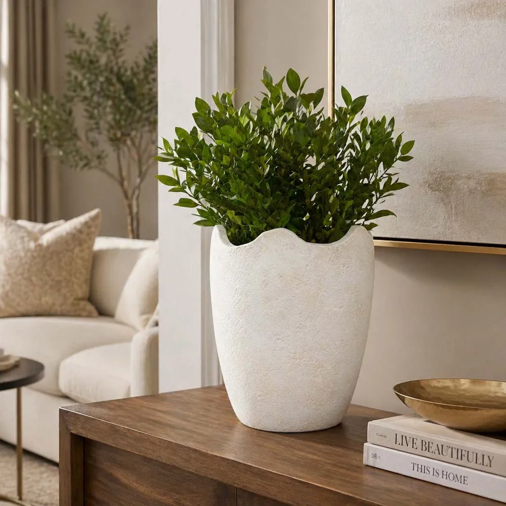 INGRIDSHAW IVORY VASE 12 (IN)