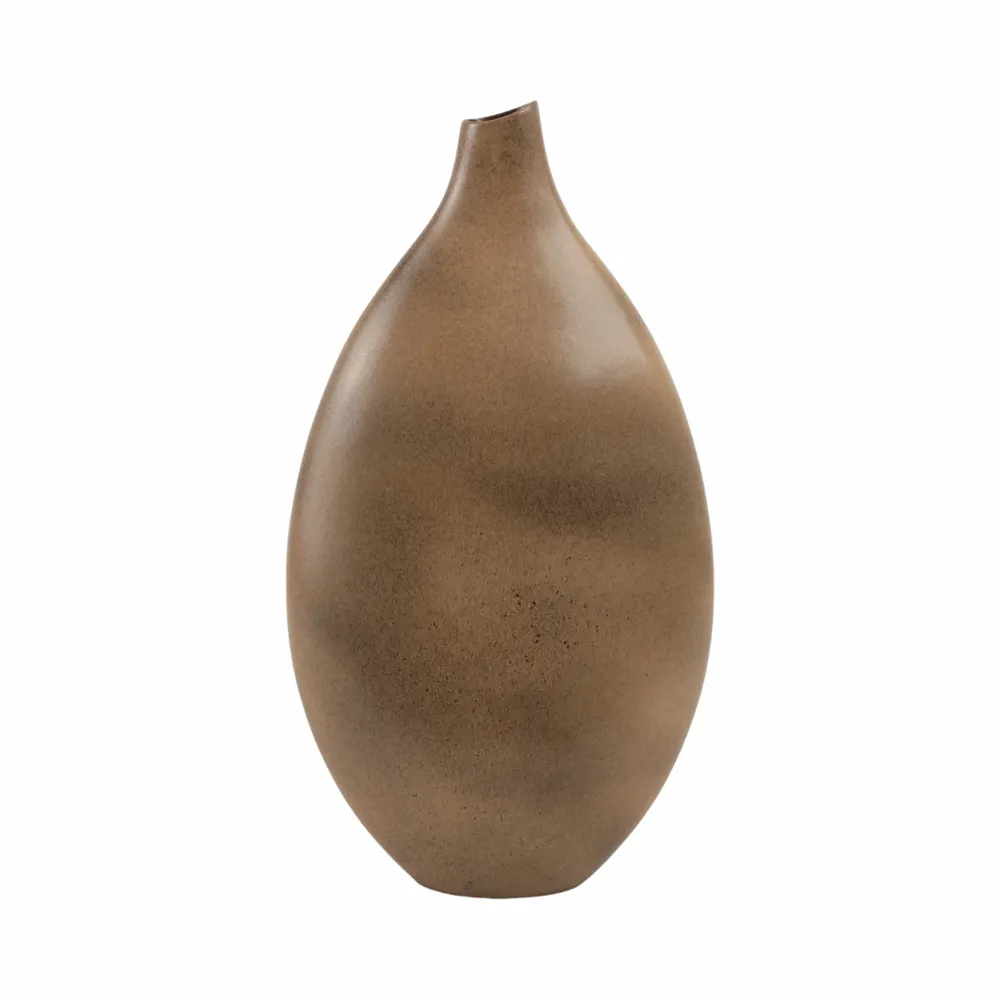 CABOTPARK BROWN VASE 21 (IN)