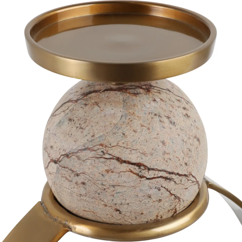 GRAYDONDALE GOLD CANDLE HOLDER 21 (IN)