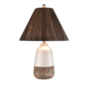 Kirkover 26'' High 1-Light Table Lamp - White Glaze 7