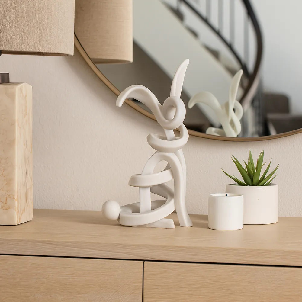 FINNWAY WHITE DECOR 16 (IN)