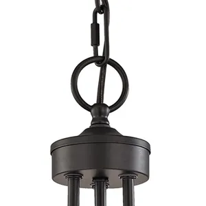 Arlington 22'' Wide 3-Light Chandelier - Oil Rubbed Bronze with White Glass 3