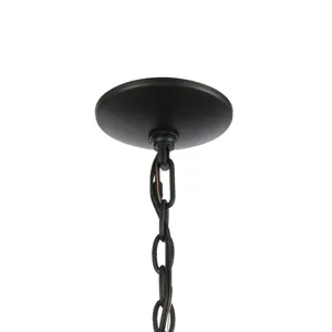 Ramsey 24'' Wide 6-Light Chandelier - Matte Black 4