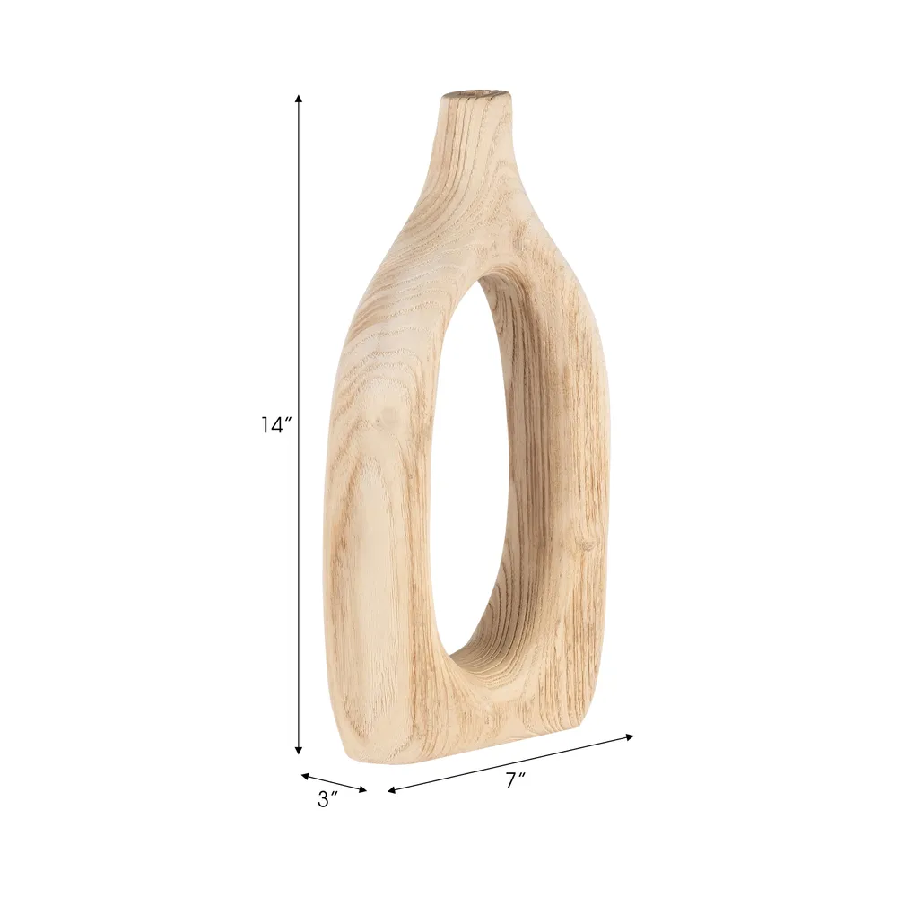 GRAYSONHAM BROWN VASE 14 (IN)