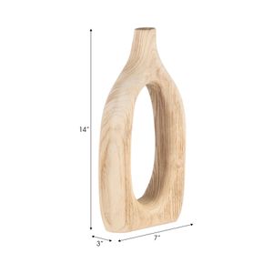 GRAYSONHAM BROWN VASE 14 (IN) 9