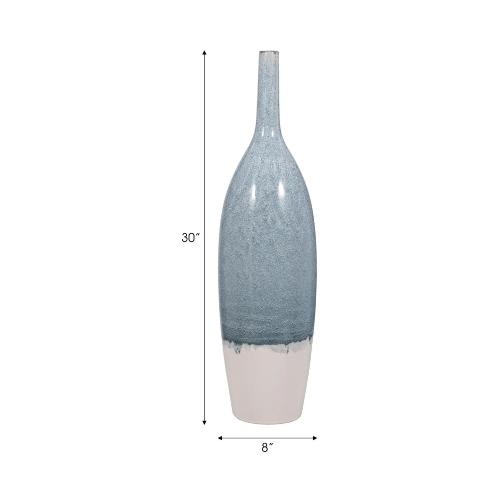 HAMPTONDALE BLUE VASE 30 (IN)