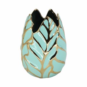 COLEHAM GREEN VASE 8 (IN) 3