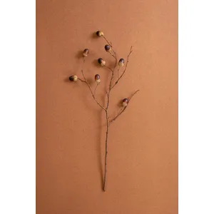 Artificial Acorn Spray 1