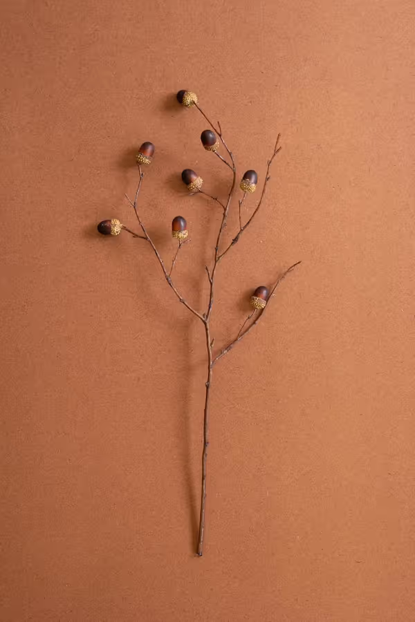 Artificial Acorn Spray