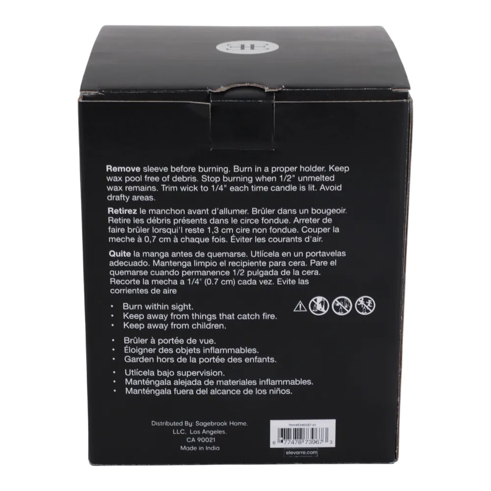 ROWANSTONE NOIR OUD AND TOBACCO CANDLE 7 (IN)