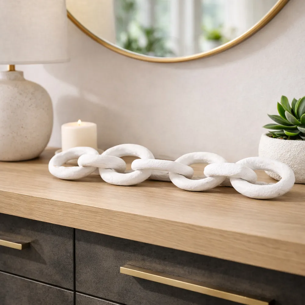 AMBEROAK WHITE DECOR 5 (IN)