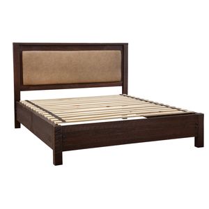 re.curated Upholstered Panel Bed - King - Customer Fabric 3