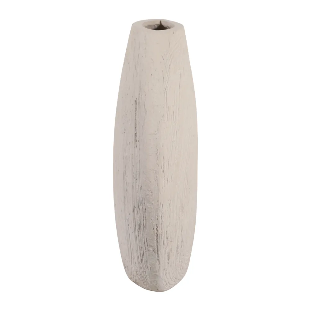 ERWINHOLM WHITE VASE 14 (IN)