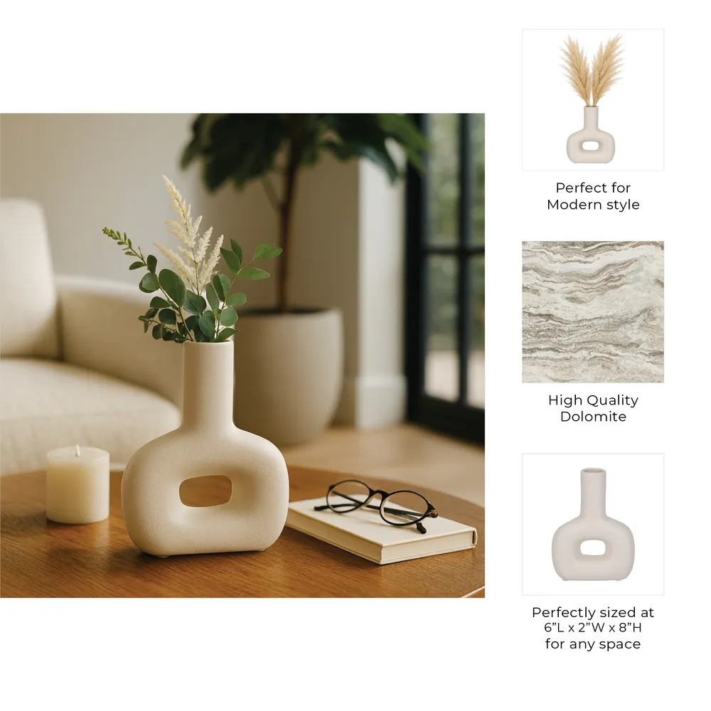 FELIXOAK IVORY VASE 8 (IN)