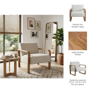 GREERWOOD IVORY CHAIR 31 (IN) 7