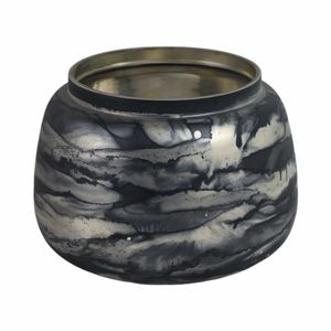 CLYDEBURN BLUE GLASS VASE 7 (IN) 5