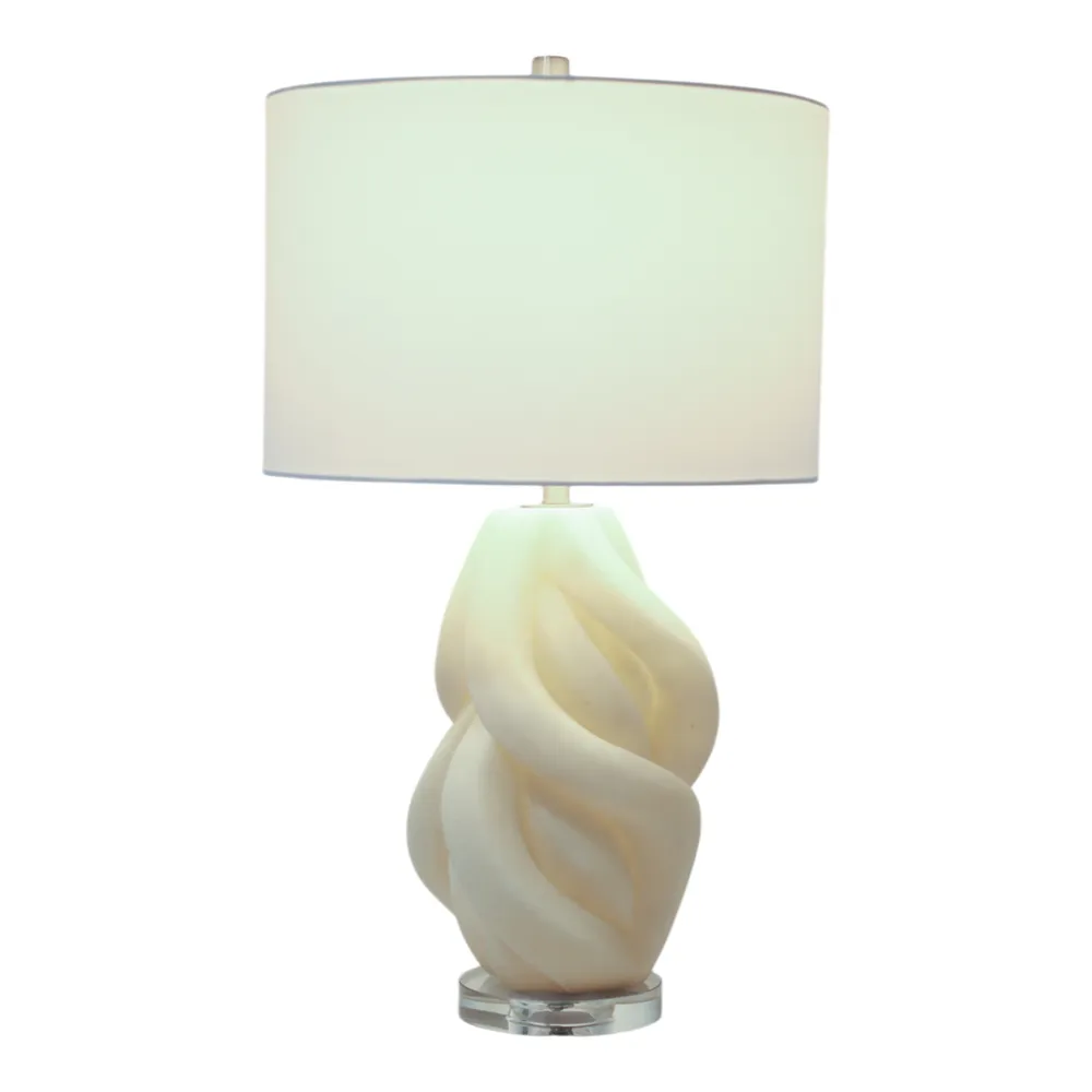ROSEPORT IVORY LAMP 26 (IN)